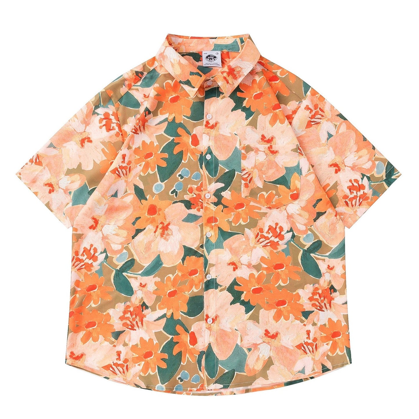 Hawaiian Vacation Painting Print Shirt