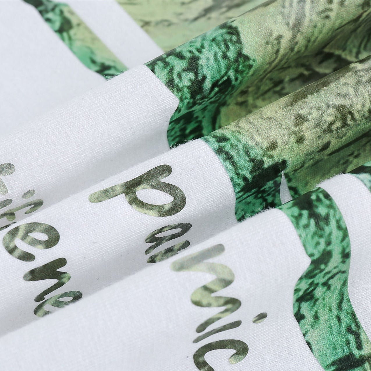 Printed casual loose T-shirt