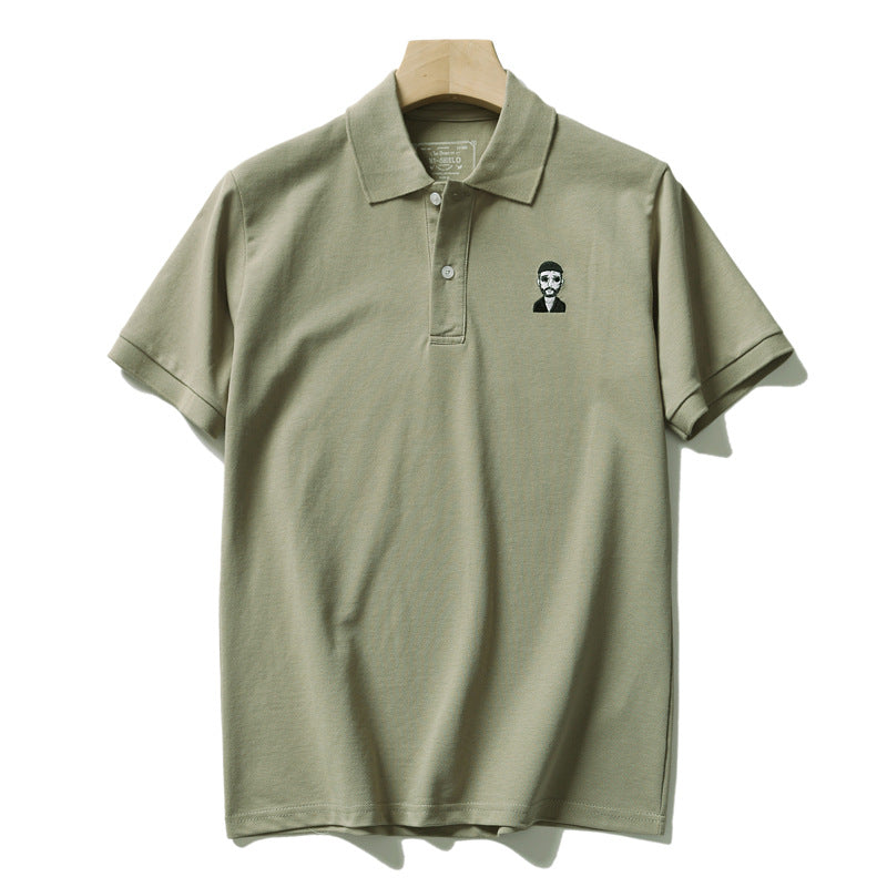 Mini Embroidered Piqué Polo Shirt