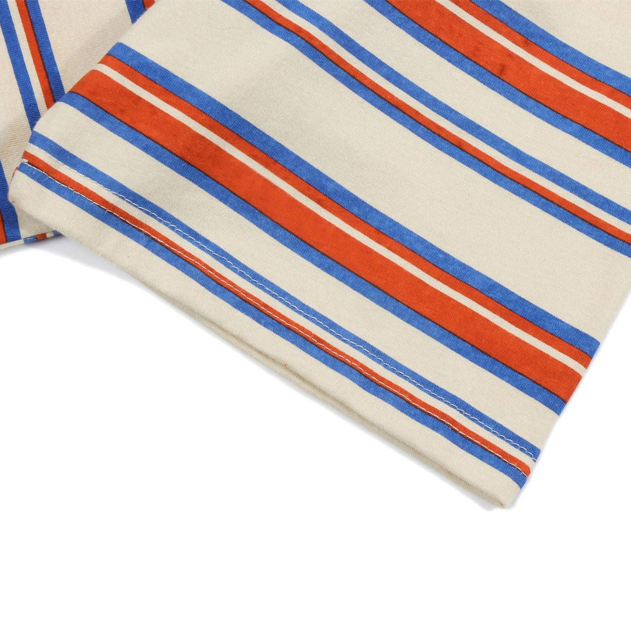 Classic horizontal striped short sleeve T-shirt