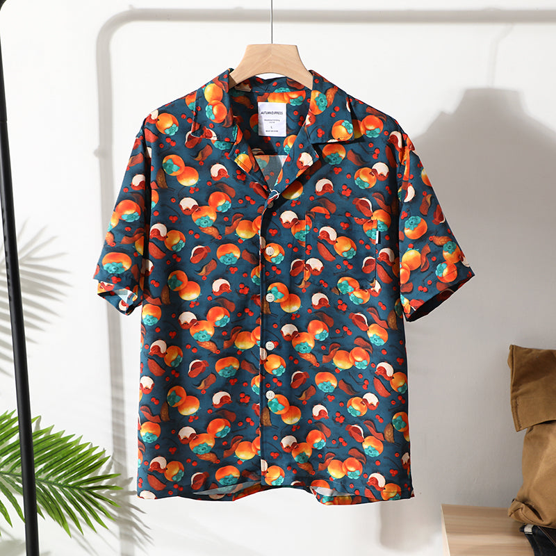Vintage all-over print aloha shirt