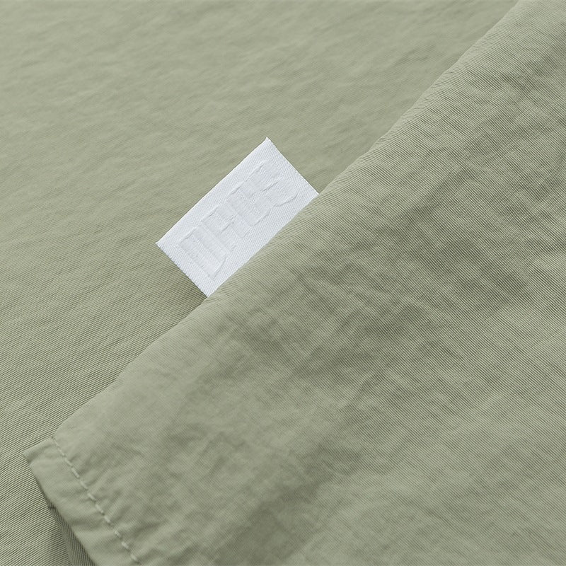 Retro Green Work Short Sleeve Shirt
