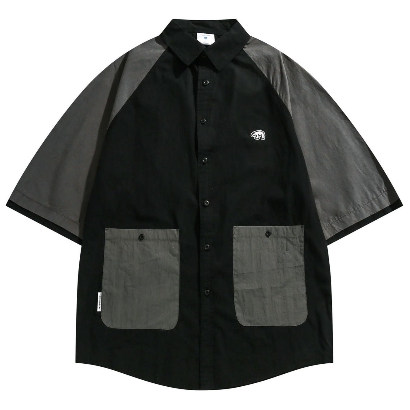 Retro style short sleeve shirt with pocket