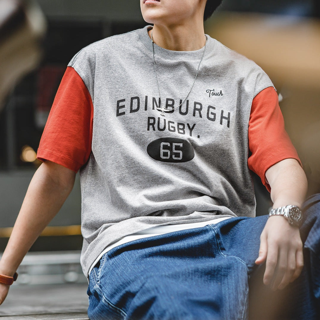 袖・配色切替 イングランドラグビーTシャツ