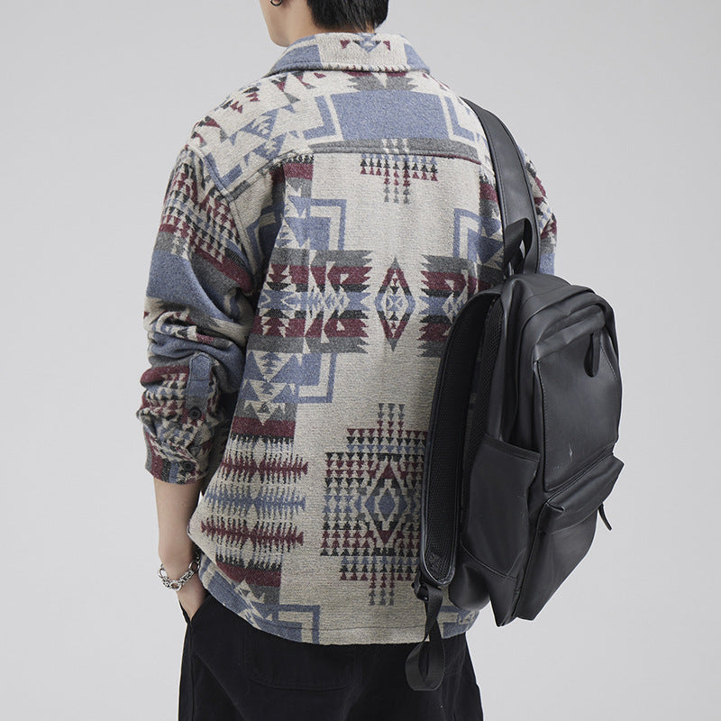 Ethnic print shirts available in sizes M-4XL