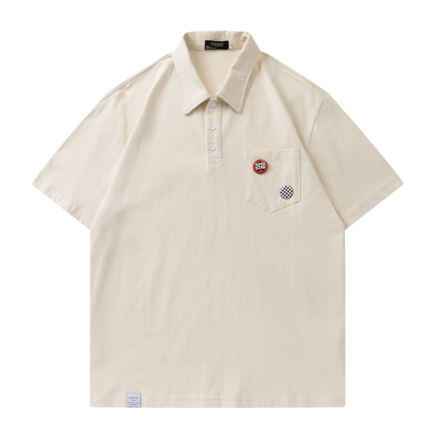 Classic plain pocket polo shirt