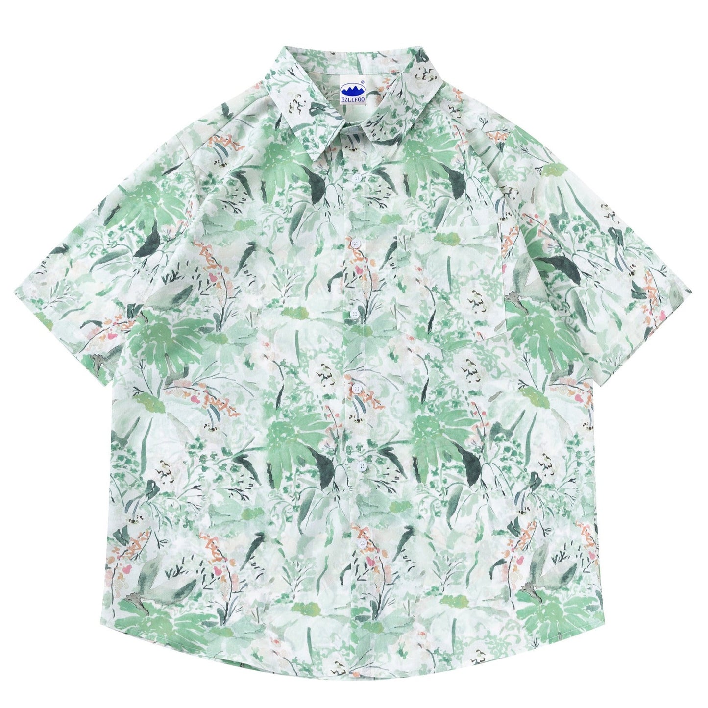 Hawaiian Vacation Painting Print Shirt