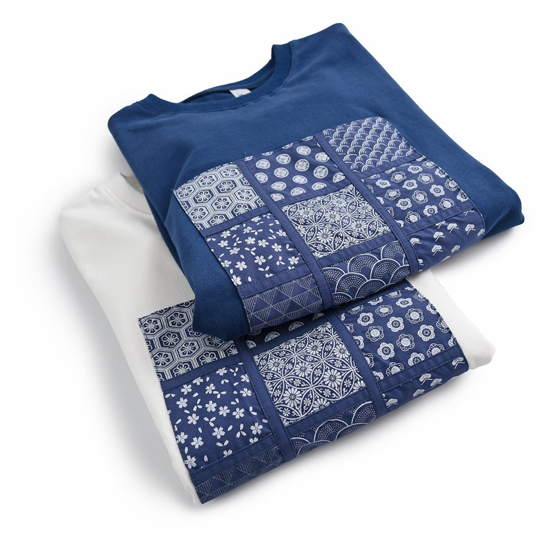 Ethnic indigo dyed T-shirt