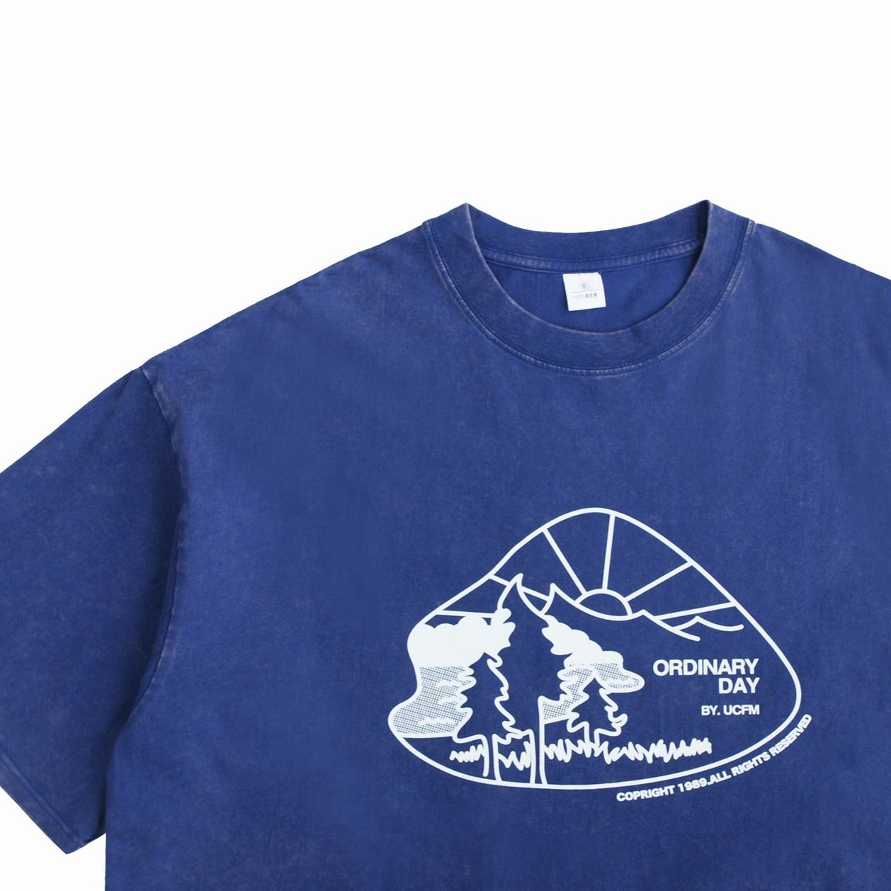 Printed cotton casual T-shirt