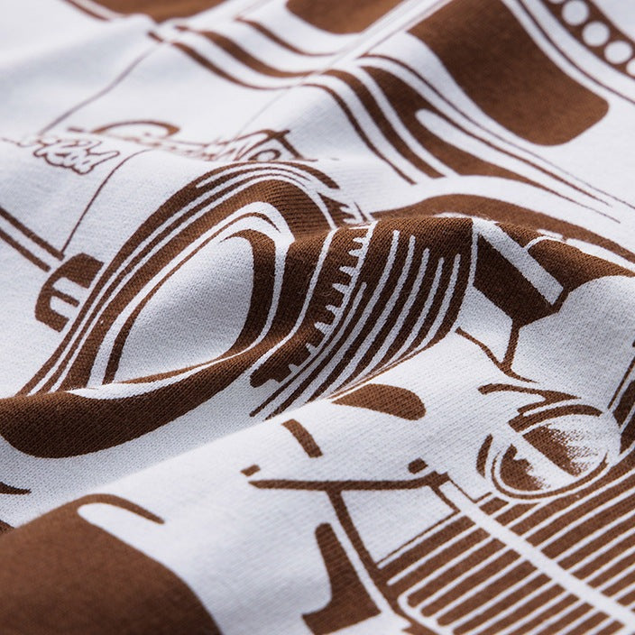 Classic Car Retro Discharge Print Tee