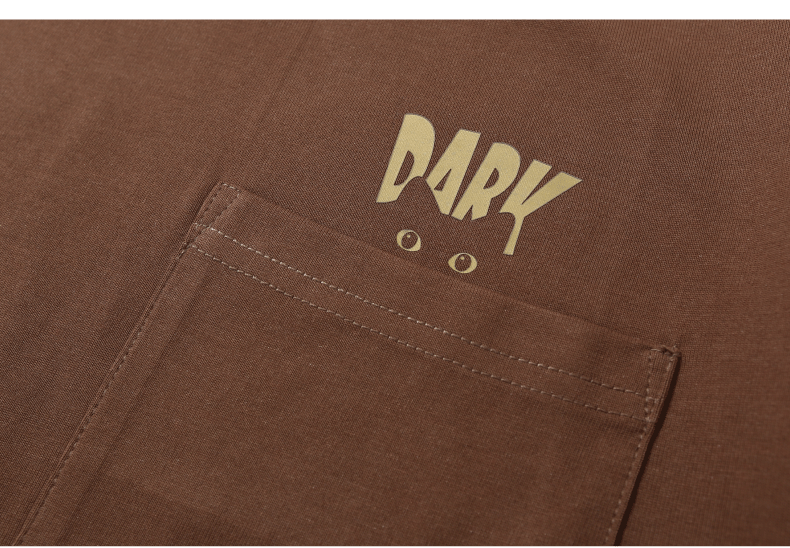 デザインポケット コットン無地Tシャツ
