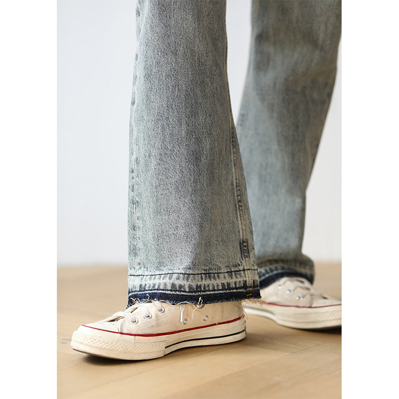 Bootcut denim pants