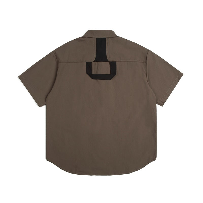 Choose from 3 colors of cotton short-sleeved work shirts