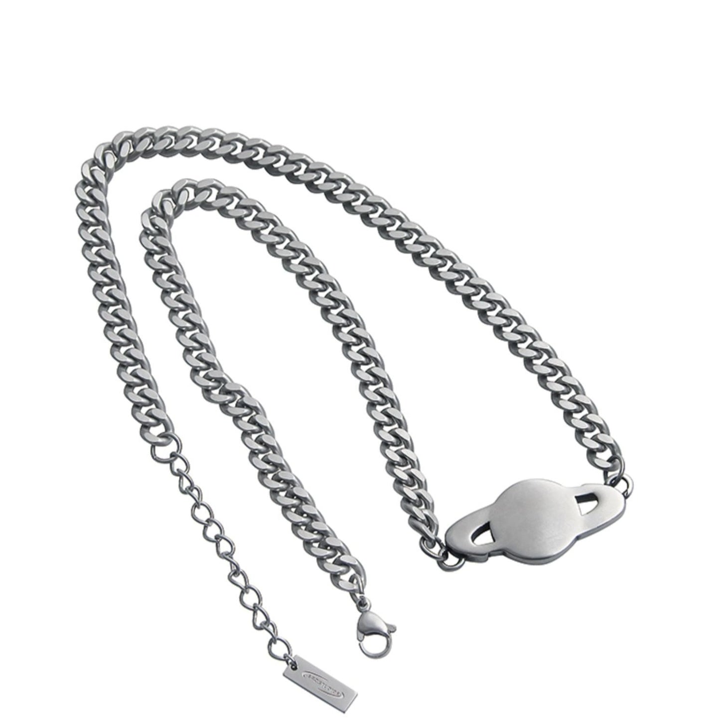 Planet Smiley Cuban Necklace