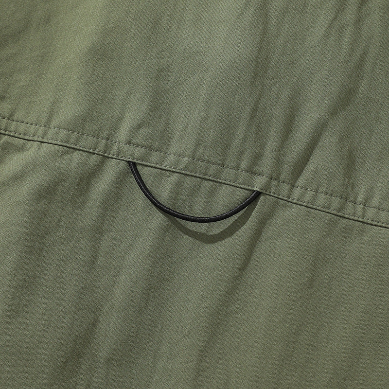 Corduroy jacket with multi-pockets