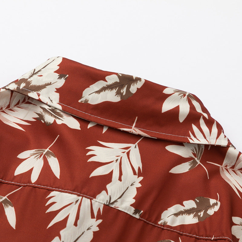 Retro Red All-Over Print Aloha Shirt