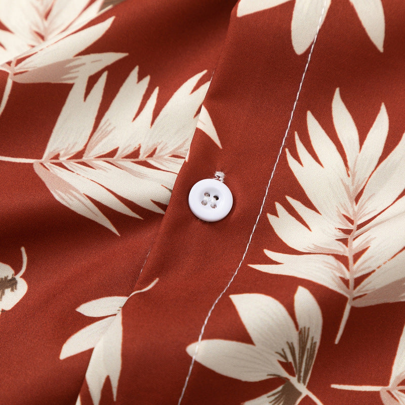 Retro Red All-Over Print Aloha Shirt