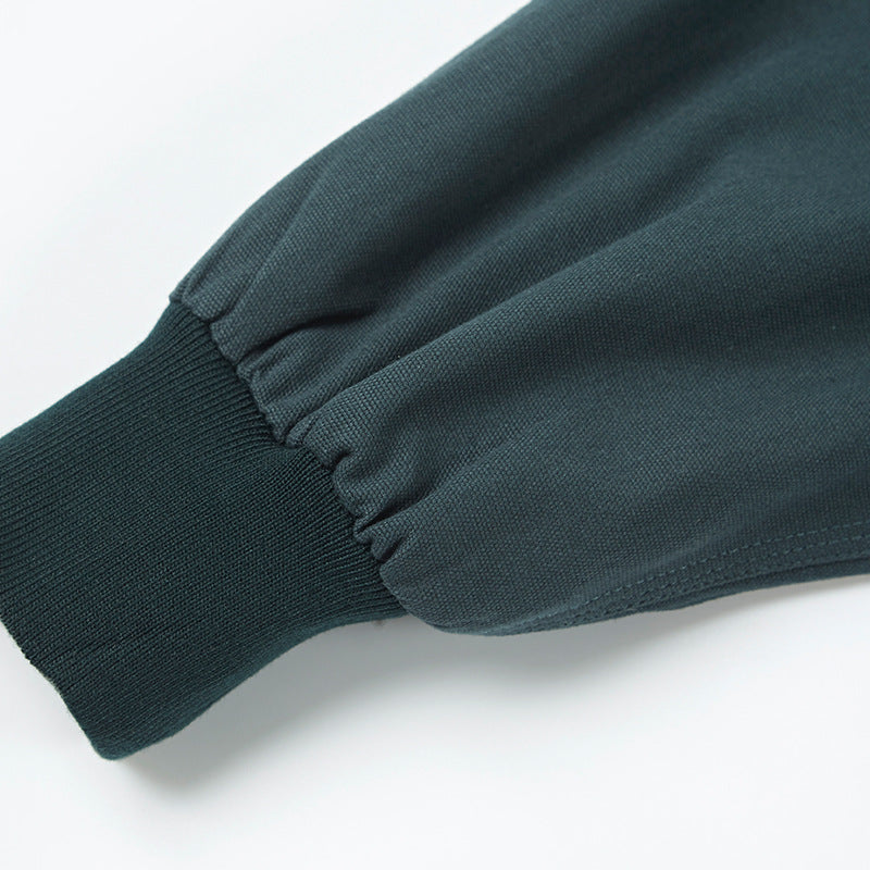 Plain corduroy neck casual jacket