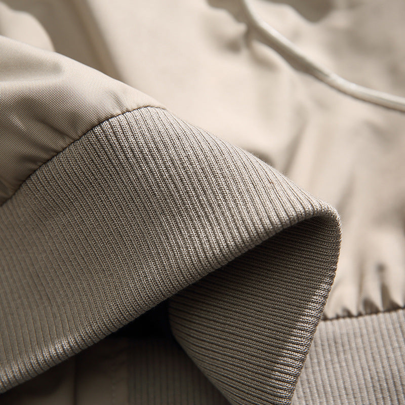 Retro plain flight jacket in three colors