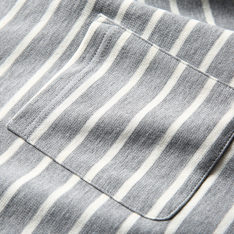 New Autumn Collection: Striped Pocket Long Sleeve T-Shirt