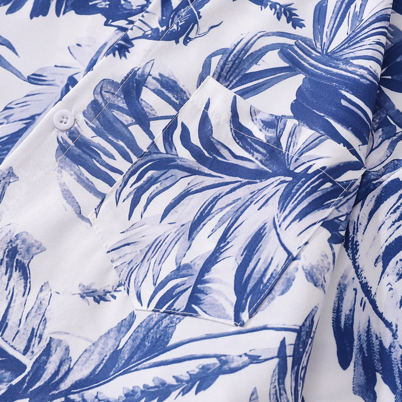 New Autumn All-Over Print Long Sleeve Shirt