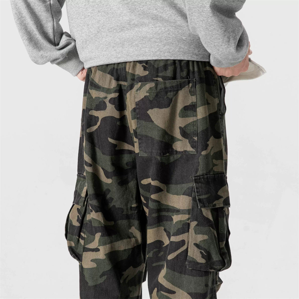 Autumn New Functional Pocket Camouflage Cargo Pants