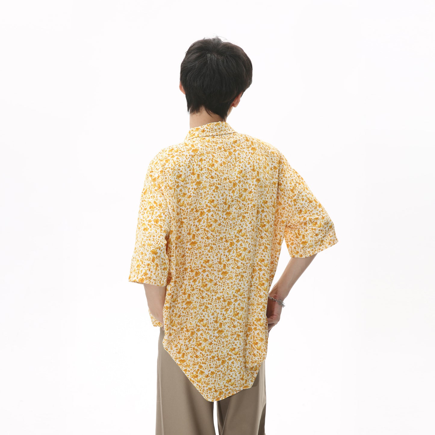 花柄ファッション 半袖シャツ