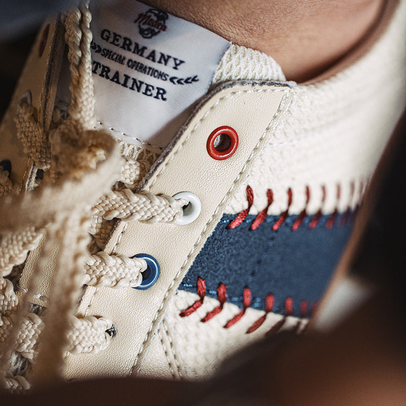 Baseball-style x Sashiko German Army Sneakers