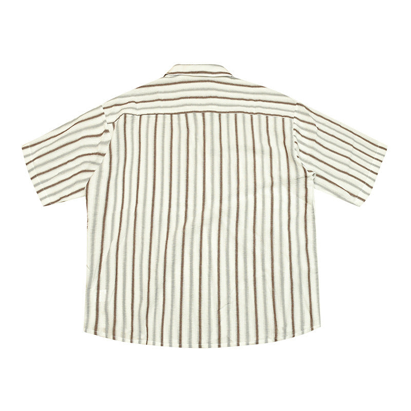 Pocket Stripe Short Sleeve Shirt
