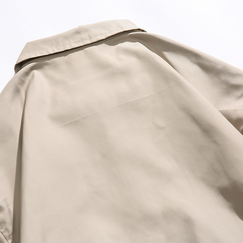 Retro plain flight jacket in three colors