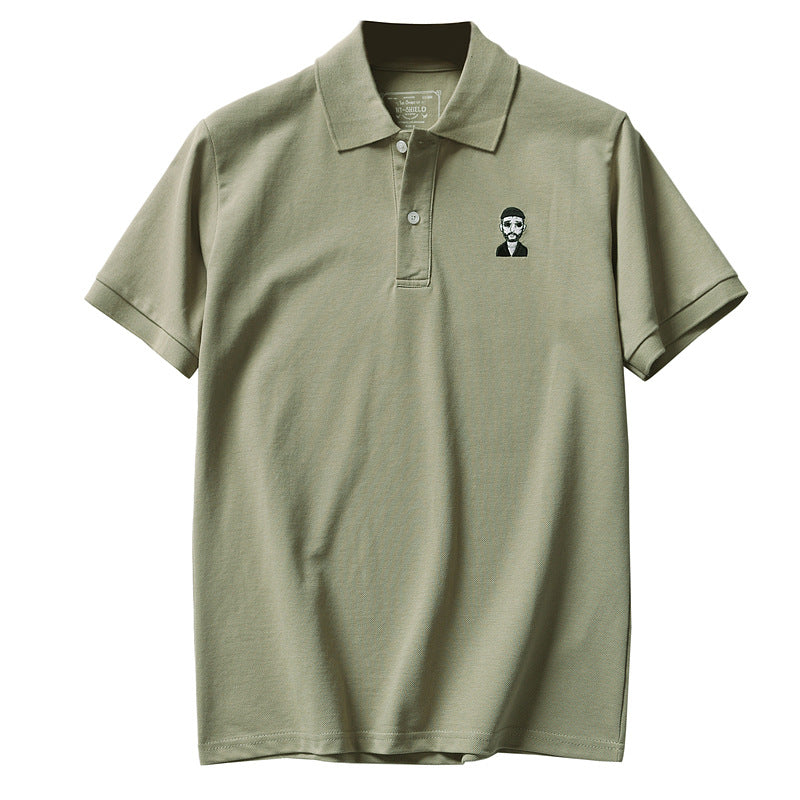 Mini Embroidered Piqué Polo Shirt