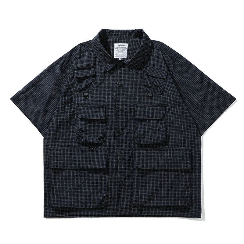 Functional work shirt with large pockets