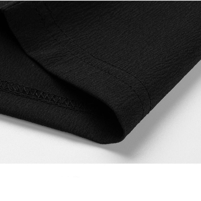 Color-block fashion polo shirt