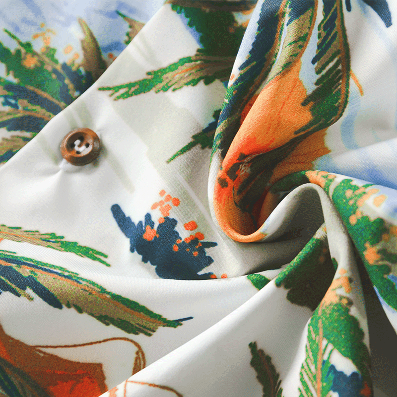 Hawaiian Print Short Sleeve Shirt