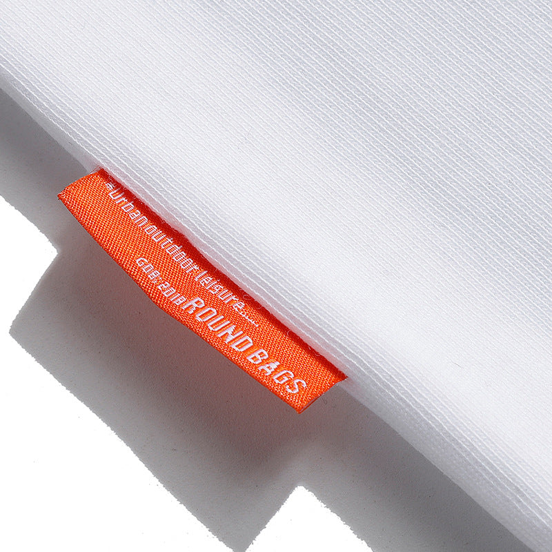 270g cotton simple print short-sleeved T-shirt in four colors