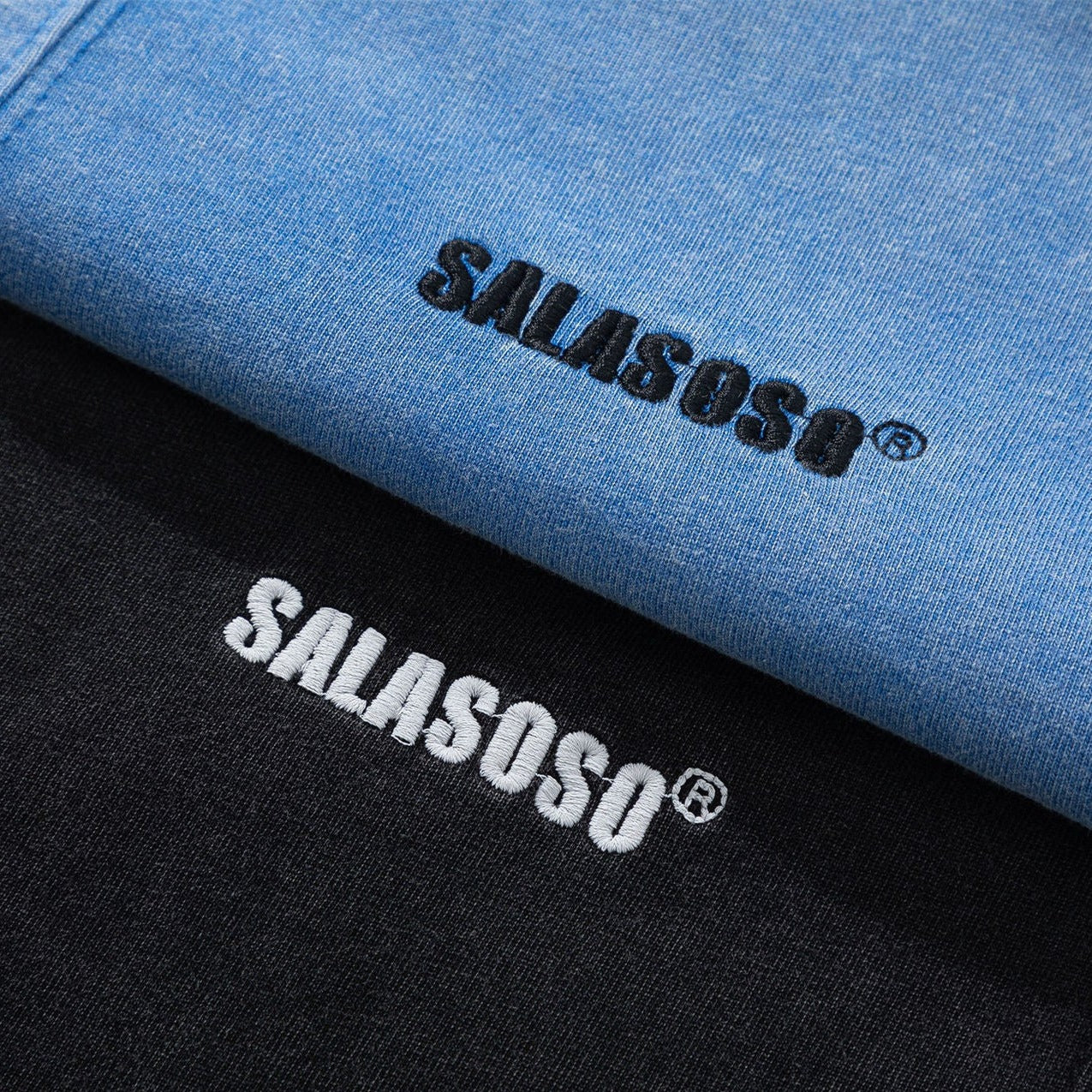 レトロ刺繍無地半袖tシャツ