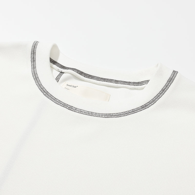 Retro Wash Contrast Loose T-Shirt