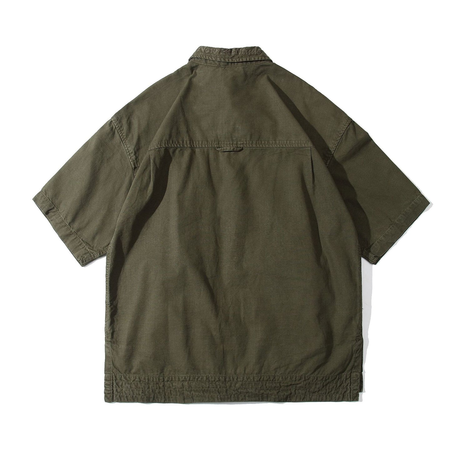 Retro Camouflage Pocket Short Sleeve Shirt