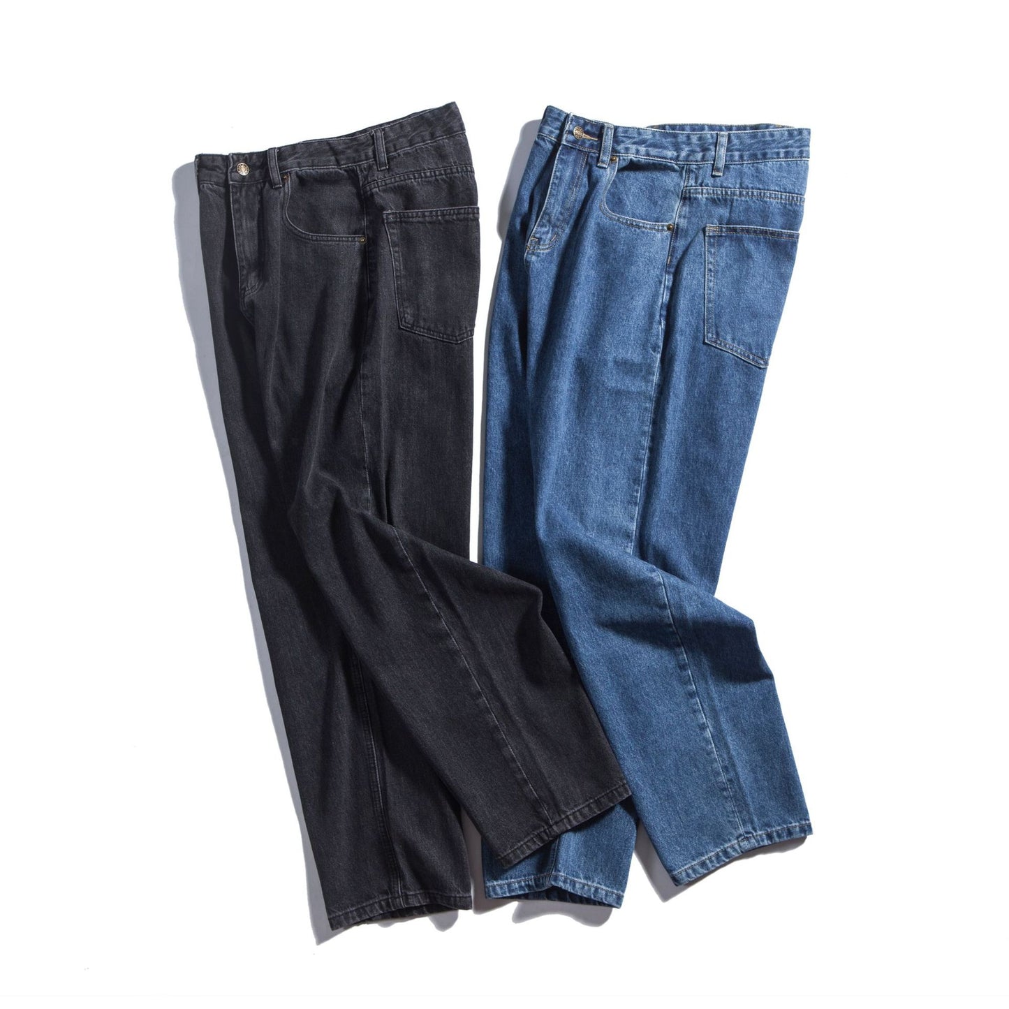 Retro Simple Straight Jeans