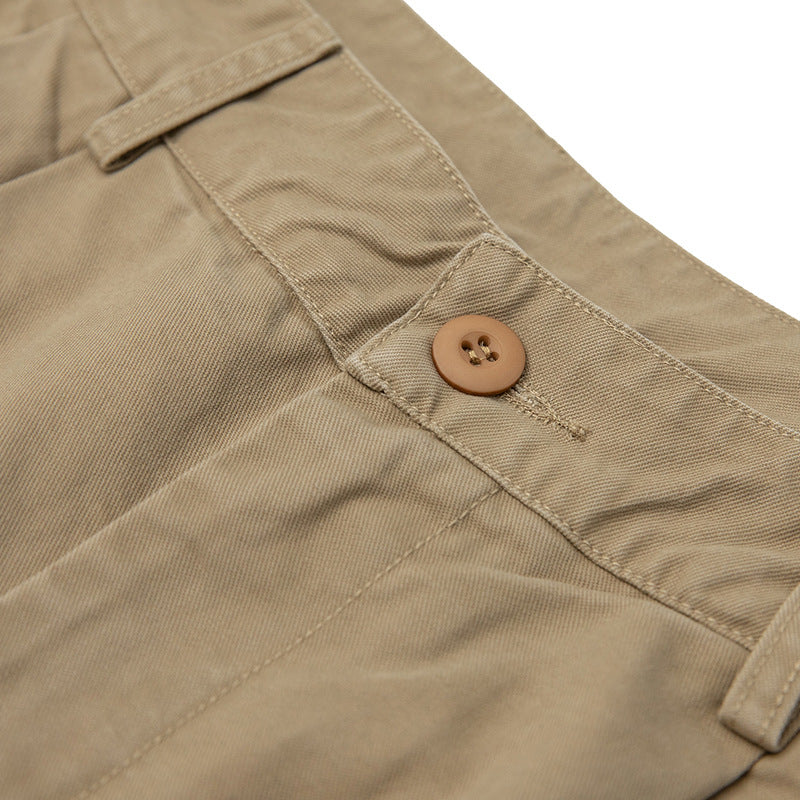 Unique vertically faded painted cargo pants