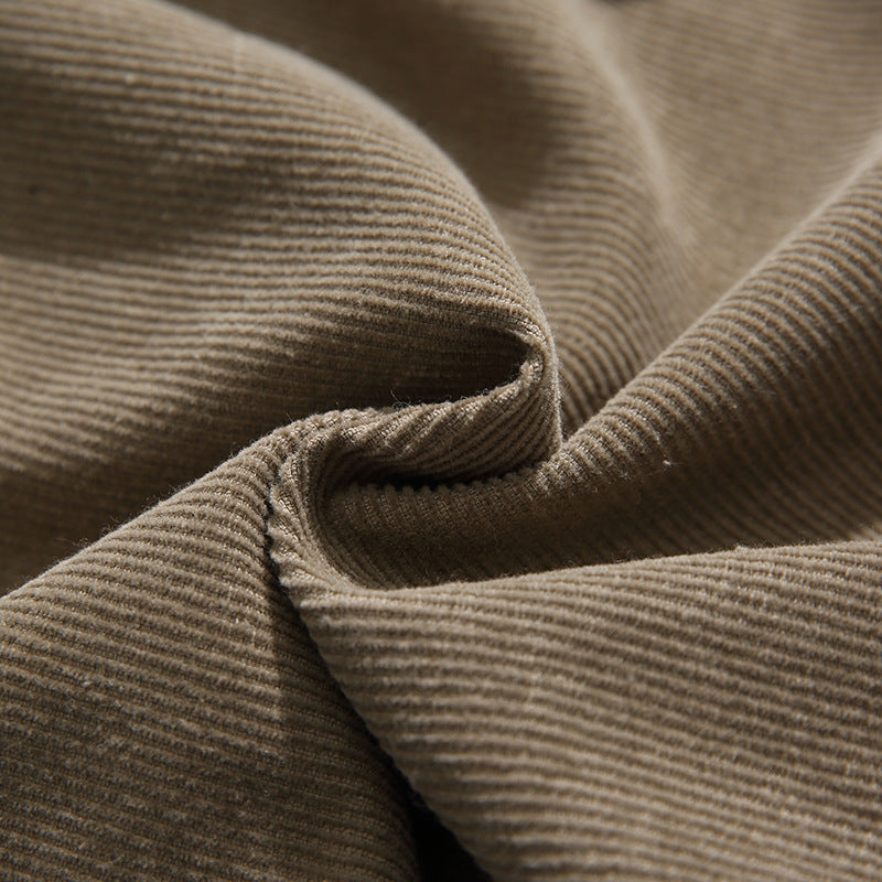 Casual Corduroy Pocket Slacks