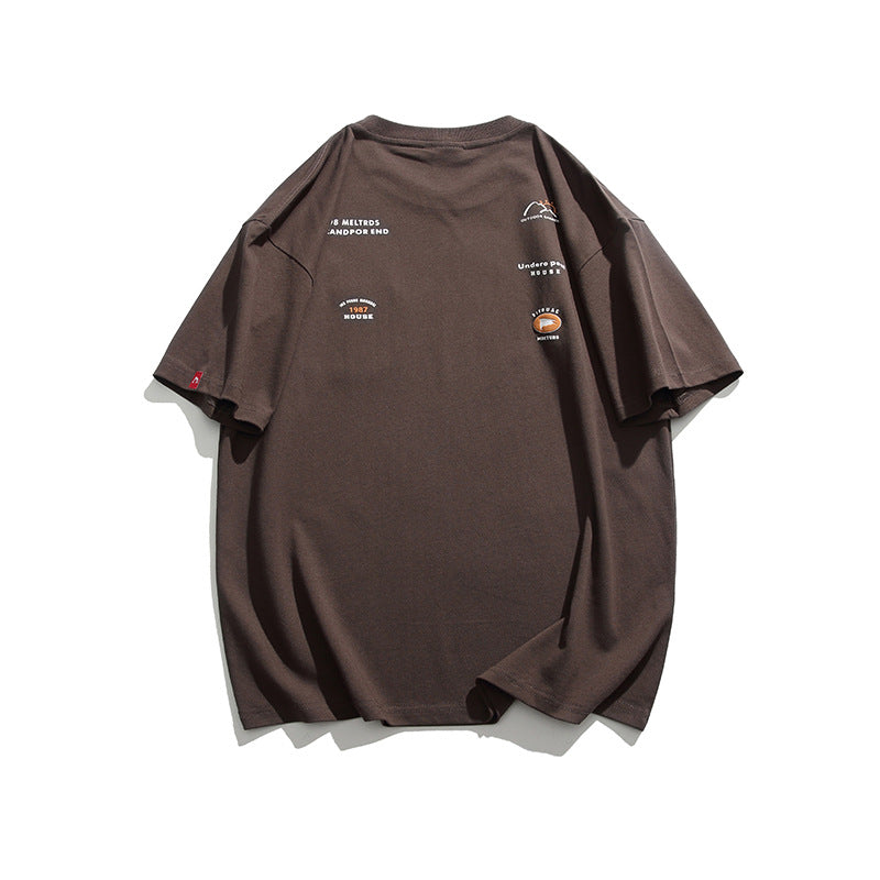 無地ポケットカジュアルtシャツ