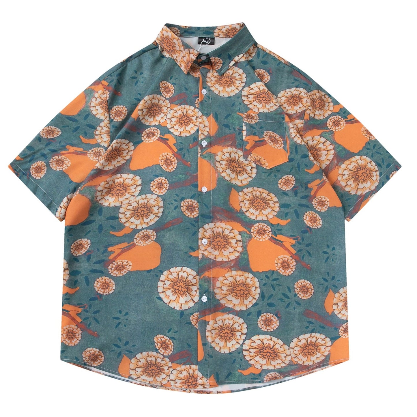 Hawaiian Vacation Floral Print Shirt