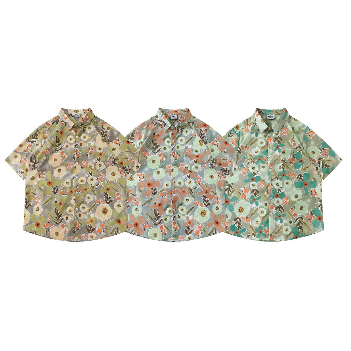 Hawaiian Vacation Floral Print Shirt
