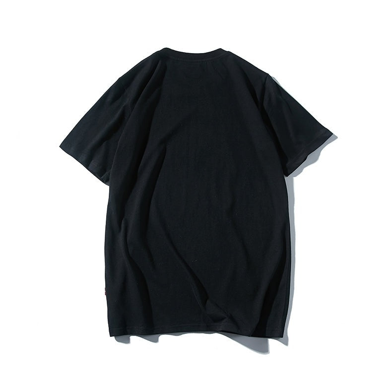 Cute carp print casual T-shirt