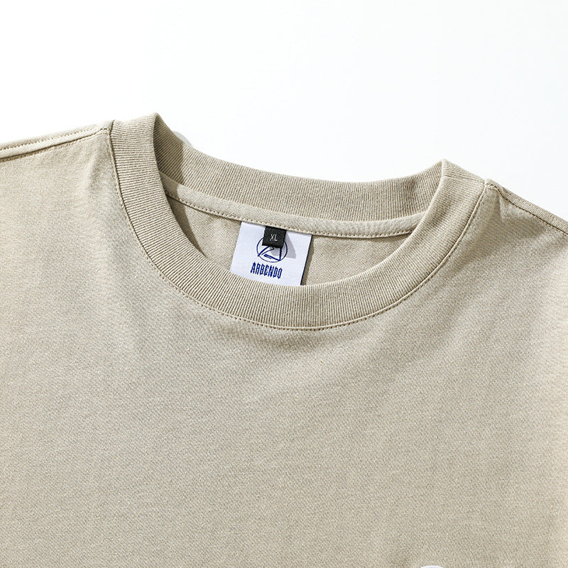 Switching pocket short sleeve T-shirt
