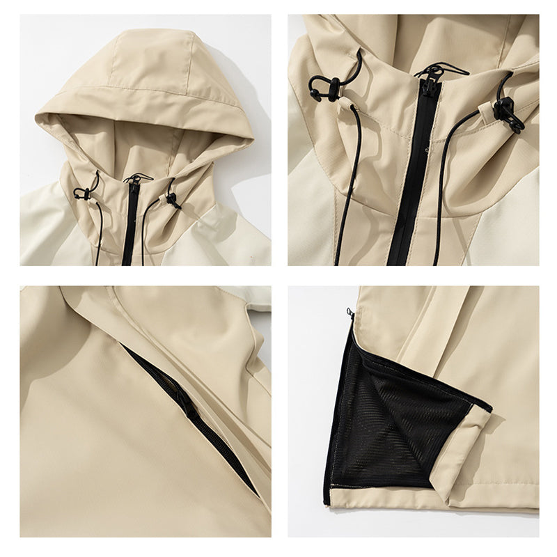 Color-blocked improved deck parka