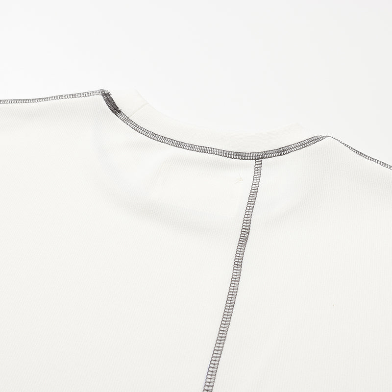 Retro Wash Contrast Loose T-Shirt