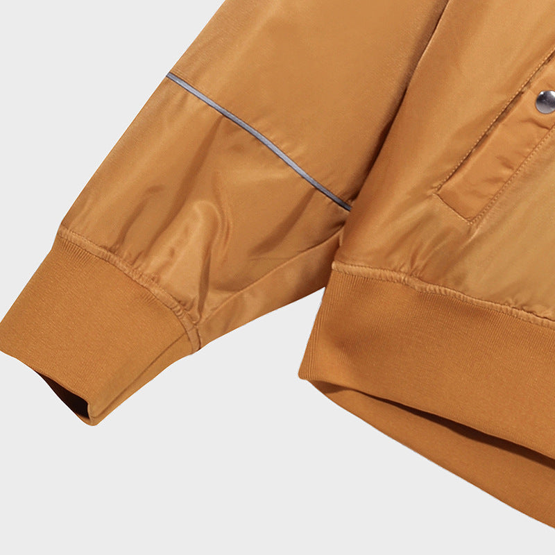 Lightweight retro plain jacket