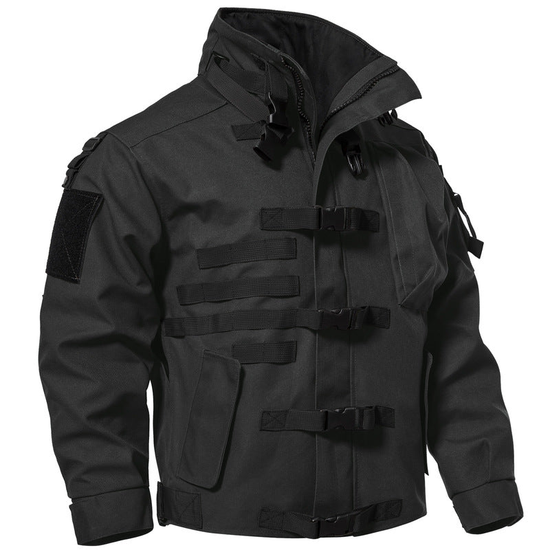 Waterproof and windproof tactical outdoor jacket